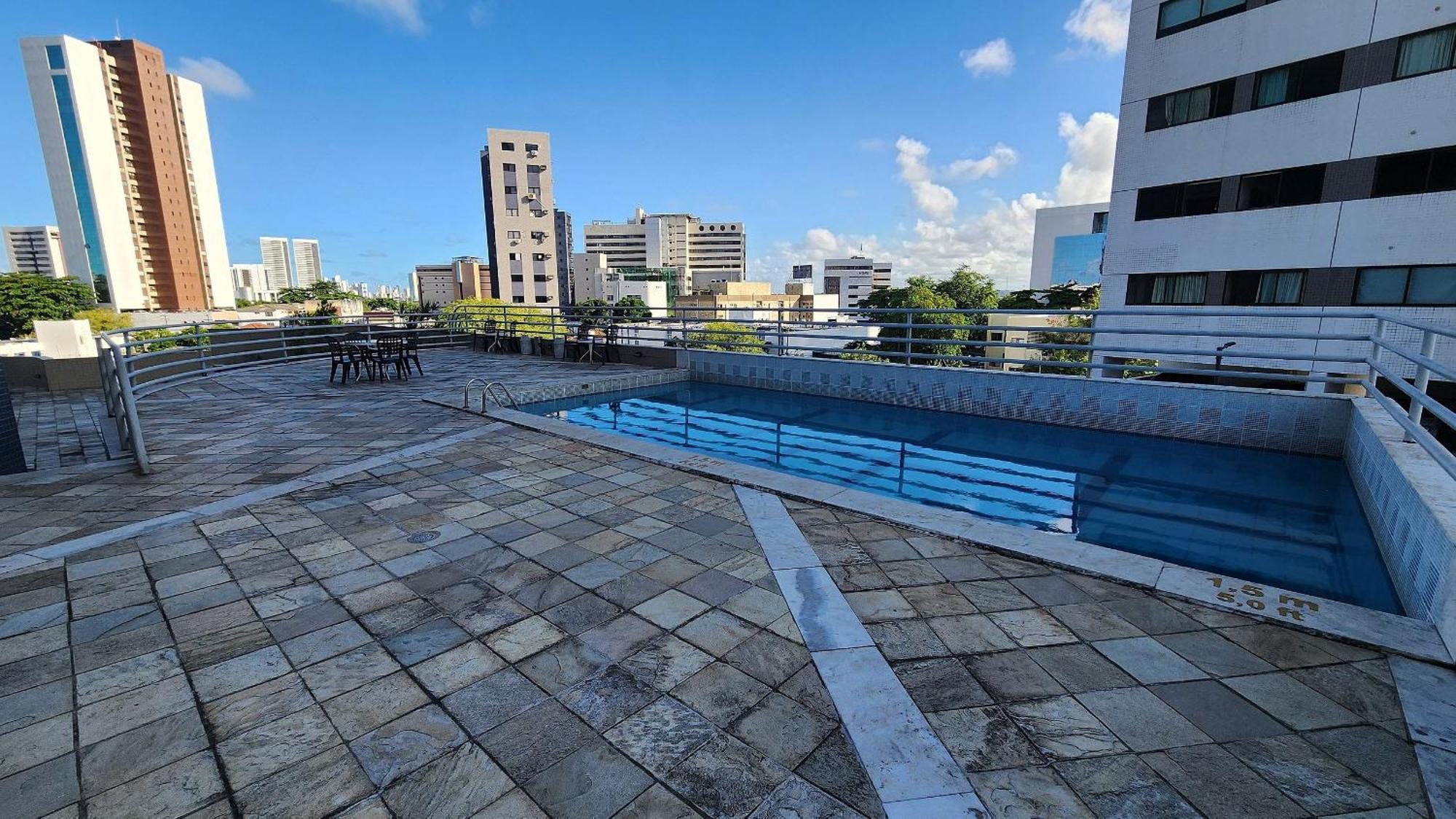 Flat No Condominio Metropolis - Ilha Do Leite ريسيفي المظهر الخارجي الصورة