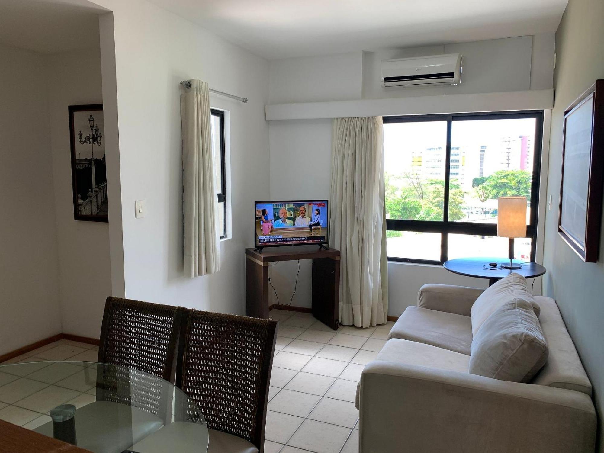 Flat No Condominio Metropolis - Ilha Do Leite ريسيفي المظهر الخارجي الصورة