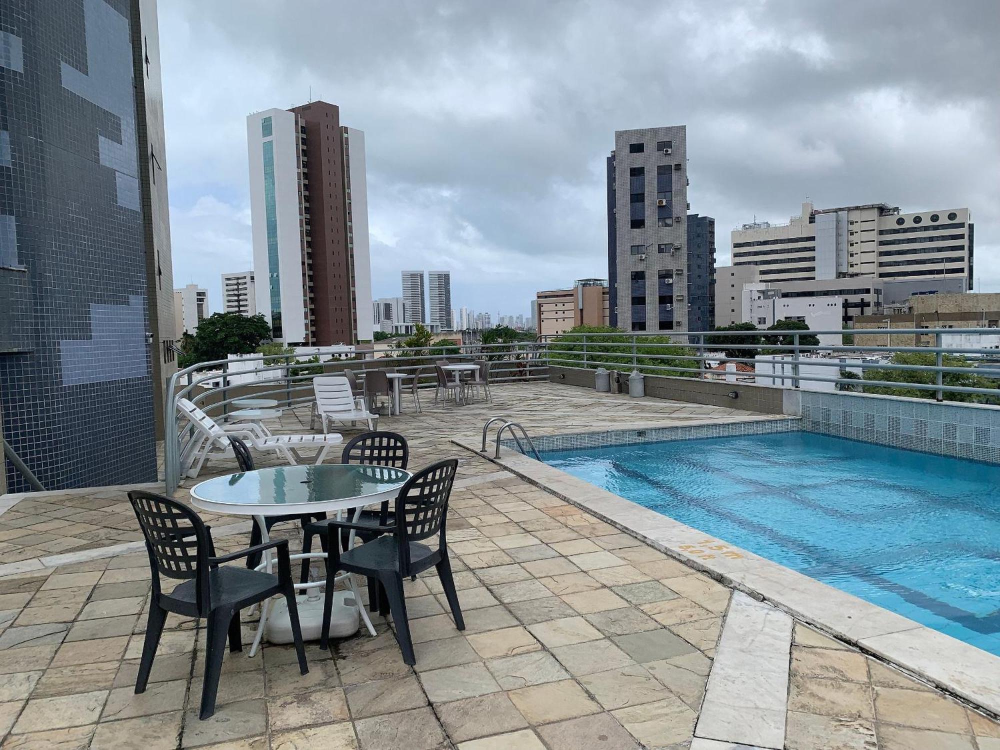 Flat No Condominio Metropolis - Ilha Do Leite ريسيفي المظهر الخارجي الصورة
